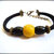 Bracciale in Alcantara con Trollbeads in Legno - Mod. 9