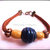 Bracciale in Alcantara con Trollbeads in Legno - Mod. 14