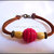 Bracciale in Alcantara con Trollbeads in Legno - Mod. 22