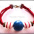 Bracciale in Alcantara con Trollbeads in Legno - Mod. 24