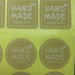 etichette adesive hand made