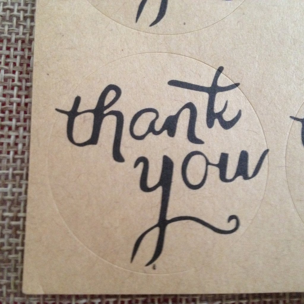 100 Etichette Rtonde Thank You In Carta Kraft Con Spago Di Iuta – 3,5 Cm, Per Bomboniere, Regali Compleanno E Fai Da Te