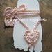 Sandali piedi nudi baby - cuoricino all'uncinetto - decorazione piede bambina - idea regalo!