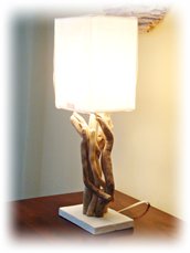 BRIGIT lampada con legni mare