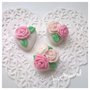 confetti decorati con rose, segnaposto, addobbo tavola, matrimonio, wedding 