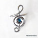 Anello chiave di violino creato a mano in metallo