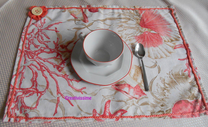 ABAKUHAUS Set 4 Tovagliette Americane In Tessuto – Papaveri Estivi, 45x30 Cm, Lavabili E Impermeabili
