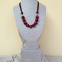 _Collana di giada rubellite modello "Shirley"_