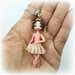 Collana con ciondolo ballerina danza classica 