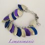 #bracciale #scaleswwave #azzurro/viola/champagne