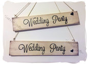 Ancora cartelli in legno per matrimonio 