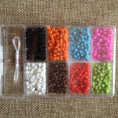 Craft County Organizer Per Perline In Plastica, Trasparente, Scomparti Personalizzabili, Perfetto Per Organizzare Piccoli Oggetti