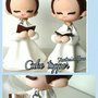 comunione battesimo cake topper