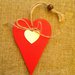 cuore in legno per decorazioni in stile shabby chic