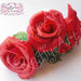 Cake topper compleanno o anniversario “Roses are red…” (personalizzabile)