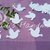 500 Coriandoli per matrimonio colombe bianche di carta grandi dimensioni (3,5cm) 