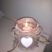 portacandela bomboniera segnaposto con candela e 5 confetti artigianale 