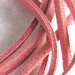  Cordino piatto alcantara rosa salmone  FCO52
