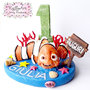 Cake topper “Festa in fondo al mare (versione accessoriata)”