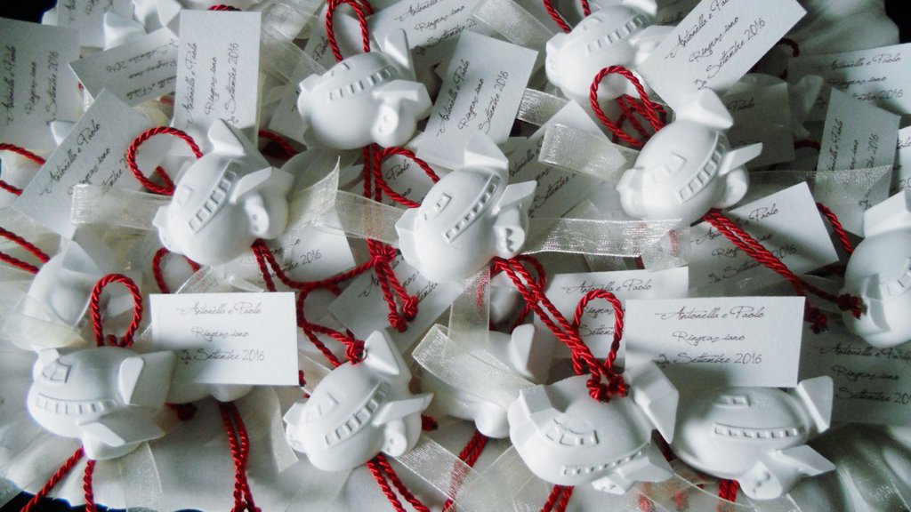 Portanumero Da Tavolo A Forma Di Aereo - 12 Pezzi In Metallo Per Matrimoni, Feste, Ristoranti - Foto 3