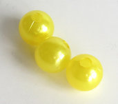 20 Perle ACRILICO giallo PRL104