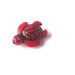 6 Perle ACRILICO Tartaruga rosso PRL126