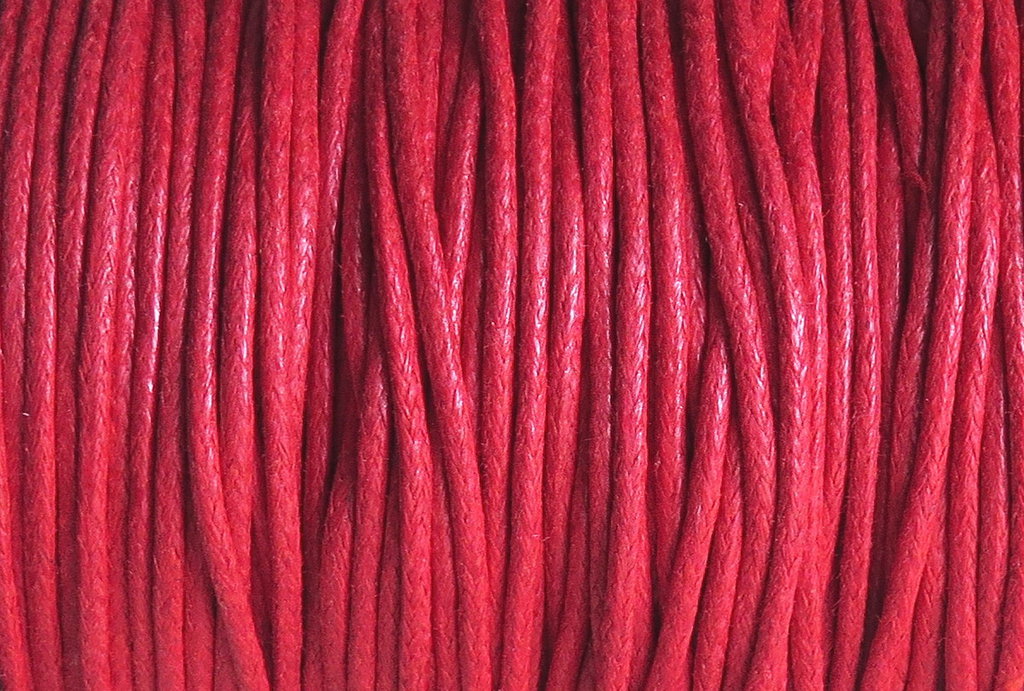 My-Bead cordino cerato in cotone 1 mm marrone 90 m resistente ideale per g