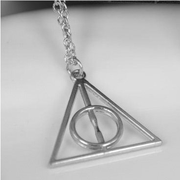 Collana Harry Potter Logo Simbolo I Doni Della Morte Hermione Ron Wisley - Foto 6
