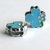 2 Slide Charms fiore azzurro PRL198