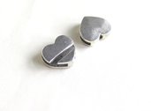 2 Slide Charms cuore PRL203