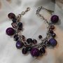 Bracciale Charms viola