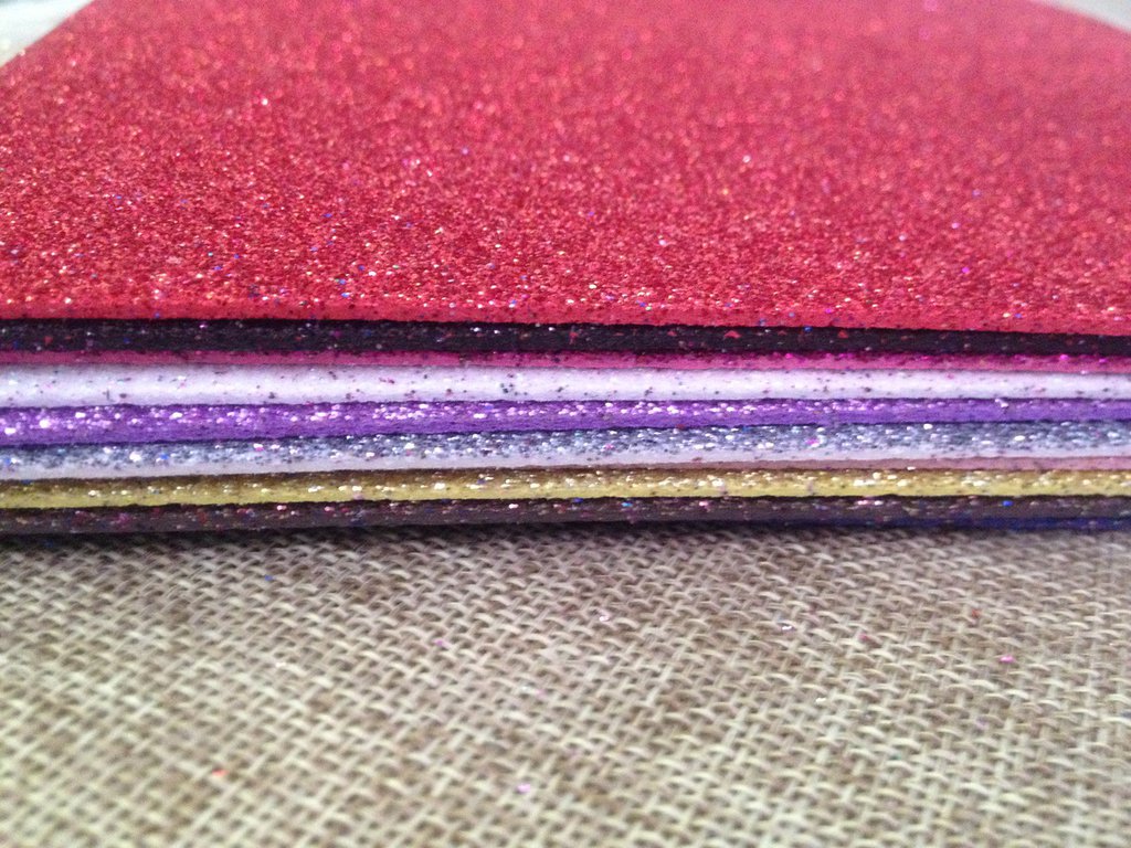 Fogli Gomma Eva Glitterata Nera - 10 Pezzi 40x60cm, Spessore 2mm - Foto 10