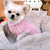 Taglia XXS Elegante cappotto per chihuahua romantico maglione per chihuahua per cuccioli, chihuahua e piccoli cani Maglione rosa per Chihuahua fatto a mano 
