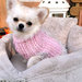 Taglia XS Romantico ed elegante maglione per chihuahua per cuccioli, chihuahua e piccoli cani Cappotto rosa per chihuahua Maglione rosa per Chihuahua fatto a mano Taglia XS