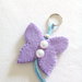 Portachiavi farfalla handmade  in feltro miss hobby doni e bomboniere natale regalo 