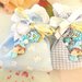 BOMBONIERA DELUXE - battesimo nascita - fimo - porta confetti sacchetti portachiavi FOLLETTO mod. 2 