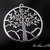 Charm "Albero della vita" color argento (42x37mm) (cod. New)