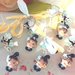 BOMBONIERA DELUXE - battesimo nascita - fimo - porta confetti sacchetti portachiavi FOLLETTO mod. 4