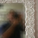Specchio floreale "AUGUSTA" 45x45 cm