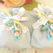 BOMBONIERA DELUXE - battesimo nascita - fimo - porta confetti sacchetti portachiavi FOLLETTO mod. 9 