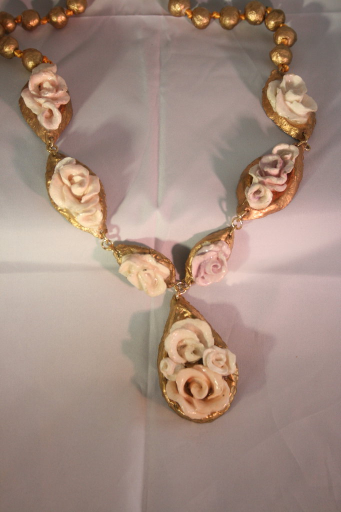 Elegante collana con ciondolo fiore marghera in acciaio inossidabile per donna collana con colletto ragazza regalo gioielli impermeabili