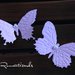 Farfalle di cartoncino colorato in rilievo by Romanticards