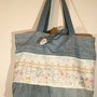 "Nella vecchia fattoria ia ia oooo" Borsa in denim riciclato made in Italy