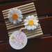 Un set di 2 Codini per capelli a fiori di Margherite by Little Rose Handmade