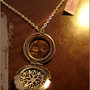 Owl locket necklace - collana illustrata