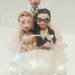INSERZIONE RISERVATA PER SARA - Cake topper matrimonio “Beatlelove (mod. 2)” (personalizzabile)