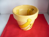 vaso terracotta banane
