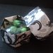 Scatola porta confetti, bomboniera, origami esagonale