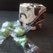 Scatola porta confetti, bomboniera, origami esagonale