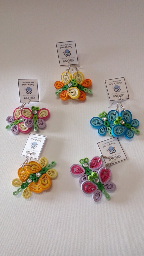 Xerling Orecchini A Farfalla Con Cristalli Multicolore – Pendenti Lunghi 10,5 Cm, Per Donne E Ragazze, Regalo Festa